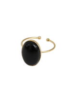 BRUSHBEAUTY LUXURY JEWELLERY | RING EDELSTEEN - ONYX